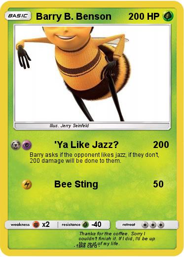 Pokemon Barry B. Benson