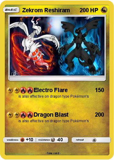 Pokemon Zekrom Reshiram