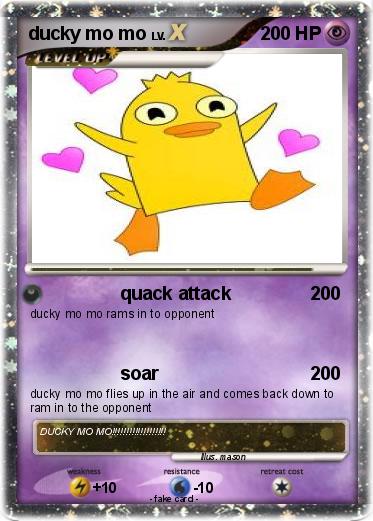 Pokemon ducky mo mo