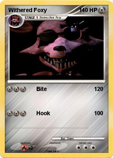 Pokemon Withered Foxy
