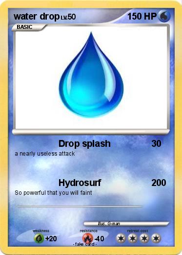 Pokemon water drop