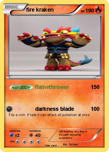 Pokemon fire kraken