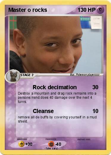 Pokemon Master o rocks