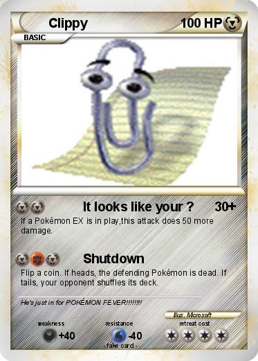 Pokemon Clippy