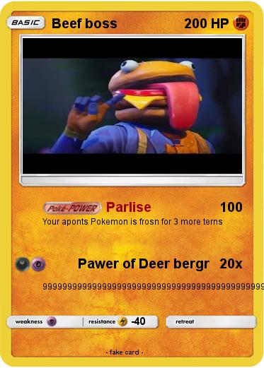 Pokemon Beef boss