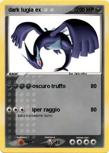 Pokemon dark lugia ex