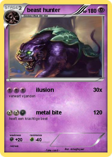 Pokemon beast hunter