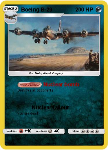 Pokemon Boeing B-29