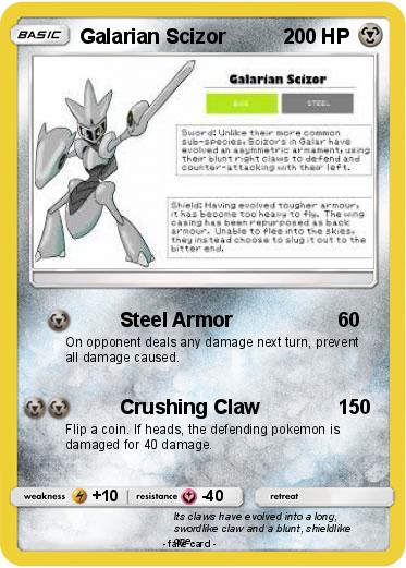 Pokemon Galarian Scizor