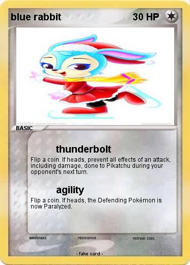 Pokemon blue rabbit