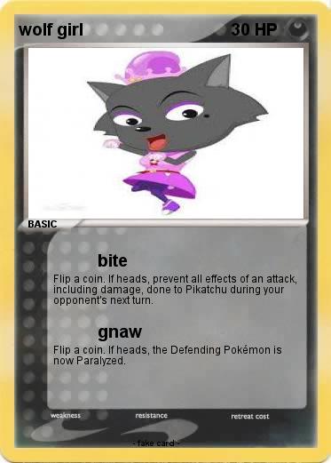 Pokemon wolf girl