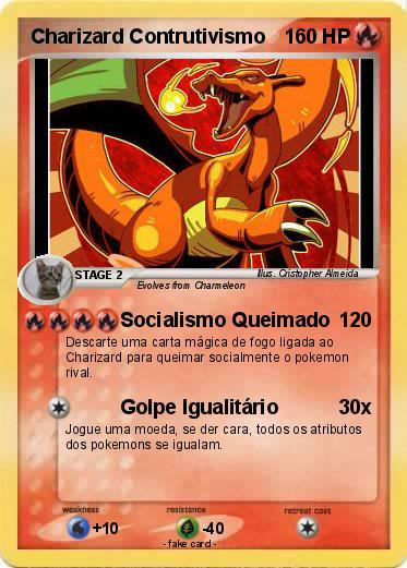 Pokemon Charizard Contrutivismo