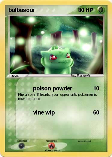Pokemon bulbasour