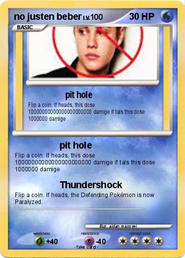 Pokemon no justen beber