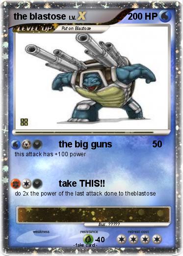 Pokemon the blastose