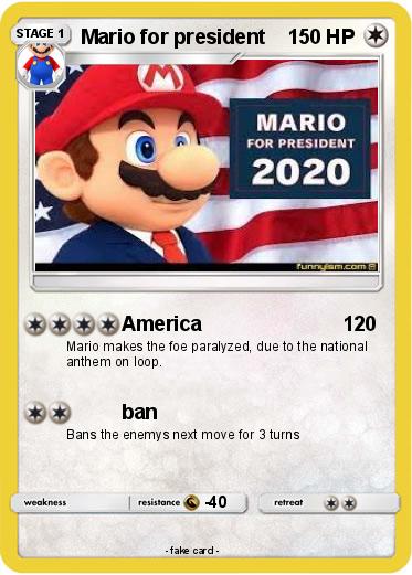 Pokemon Mario for president
