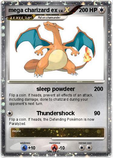 Pokemon mega charizard ex