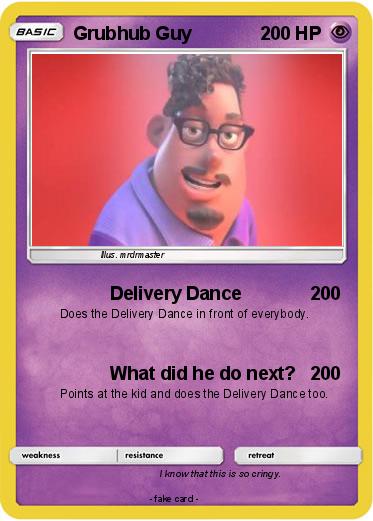 Pokemon Grubhub Guy