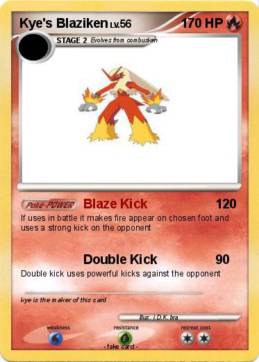Pokemon Kye's Blaziken