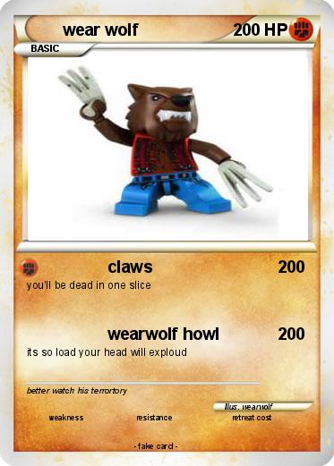 Pokemon wear wolf