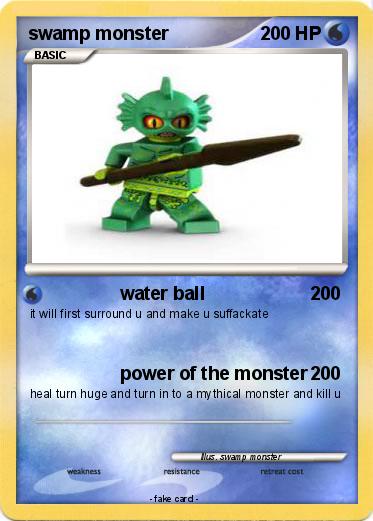 Pokemon swamp monster