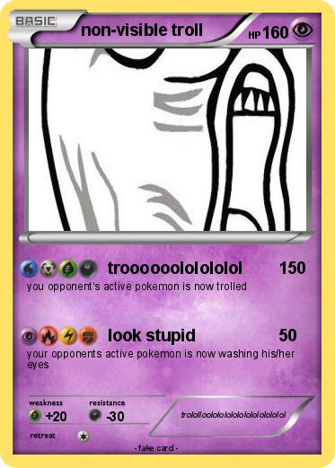 Pokemon non-visible troll