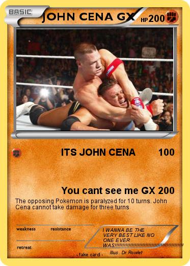 Pokemon JOHN CENA GX