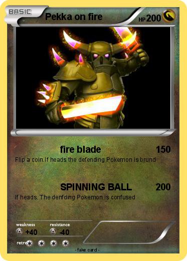 Pokemon Pekka on fire