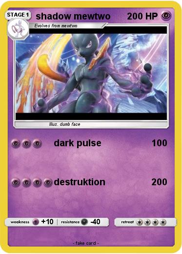 Pokemon shadow mewtwo