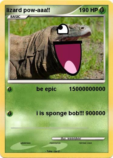 Pokemon lizard pow-aaa!!