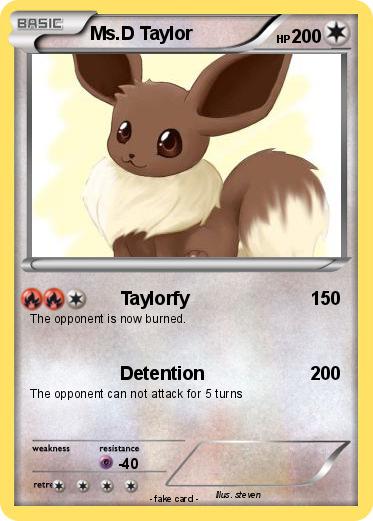 Pokemon Ms.D Taylor
