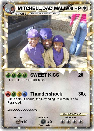 Pokemon MITCHELL,DAD,MALIK