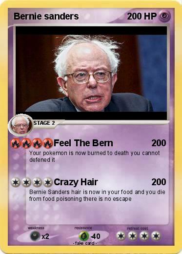 Pokemon Bernie sanders