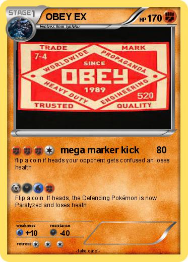 Pokemon OBEY EX