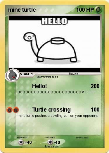 Pokemon mine turtle
