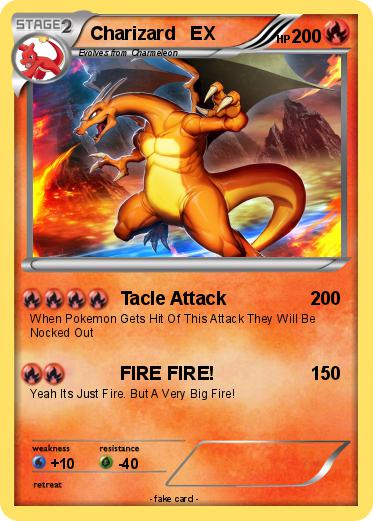 Pokemon Charizard   EX