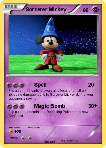 Pokemon Sorcerer Mickey
