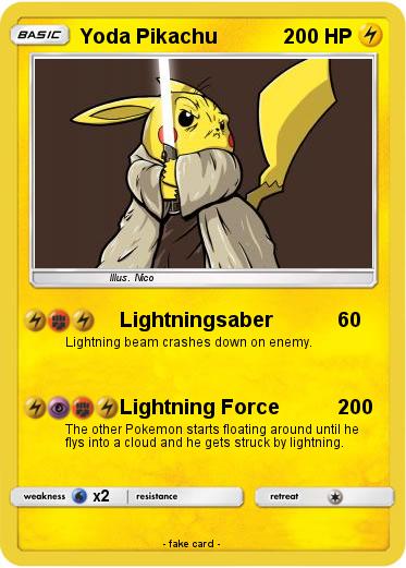 Pokemon Yoda Pikachu