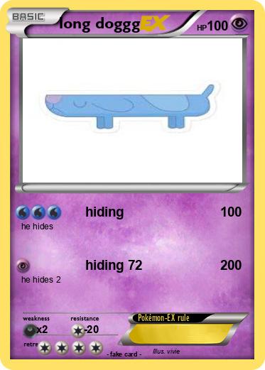 Pokemon long doggg