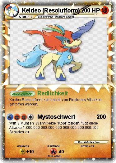 Pokemon Keldeo (Resolutform)