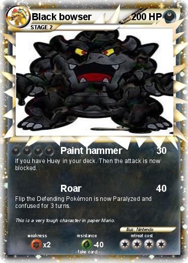 Pokemon Black bowser