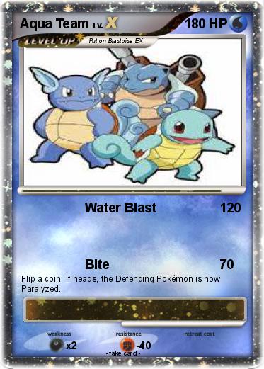 Pokemon Aqua Team