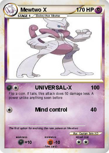 Pokemon Mewtwo X