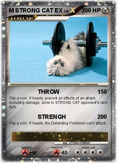 Pokemon M STRONG CAT EX