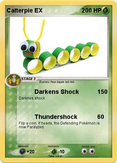 Pokemon Catterpie EX