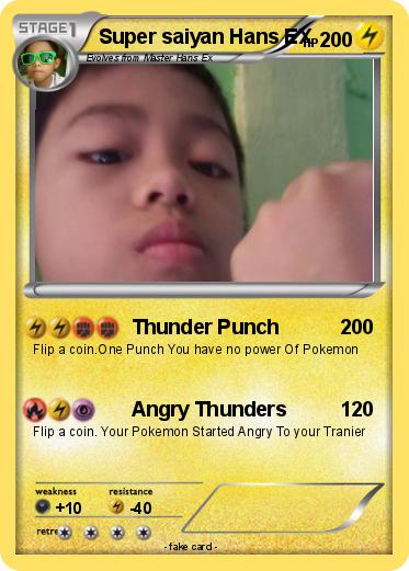 Pokemon Super saiyan Hans EX