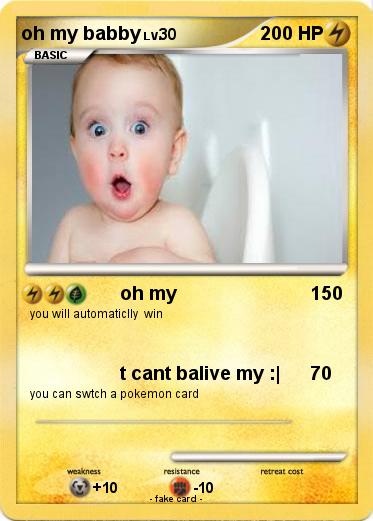 Pokemon oh my babby