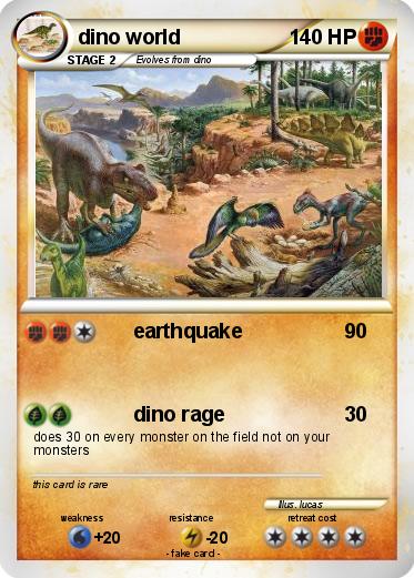 Pokemon dino world