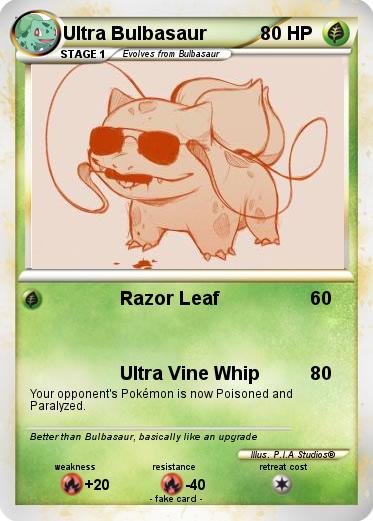 Pokemon Ultra Bulbasaur