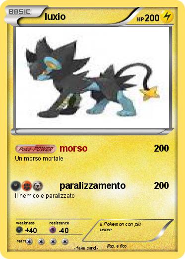Pokemon luxio